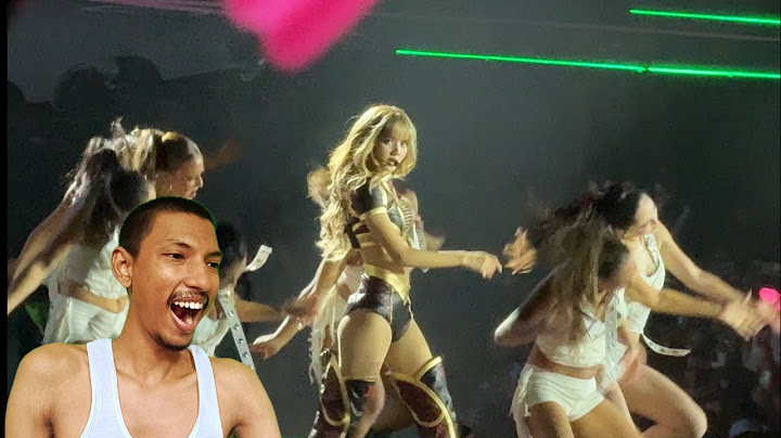 BLACKPINK Lisa Solo - THUNDER & FXCK UP THE WORLD (FUTW) fancam Deadline Tour LA - REACTION!