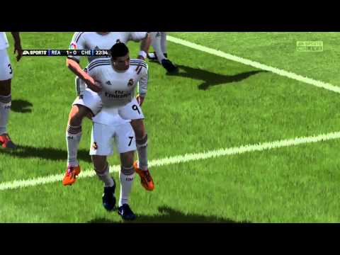 هدف رونالدو فيفا 14 تعليق فارس عوض 