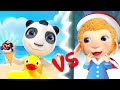 COLD vs HOT Challenge | Cartoon for Kids | Dolly and Friends