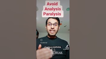 Avoid Analysis Paralysis: How to Make Better Decisions #shorts #productivity #decisionmaking