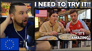 European Reacts: Brits try Biscuits & Gravy in America for the first time!