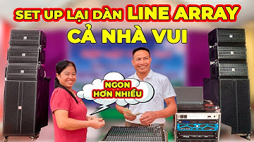 Setup lại dàn âm thanh sự kiện cho anh Thắng, Bắc Ninh | Nâng cấp đẩy K-4150ST,crossover DSP-408