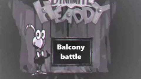 dynamite headdy: Balcony battle