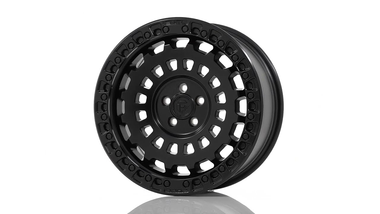 Fuel Zephyr [Car] 5 Lug Matte Black 17x9 YouTube