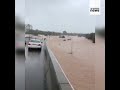 Tropical storm Shaheen on Oman