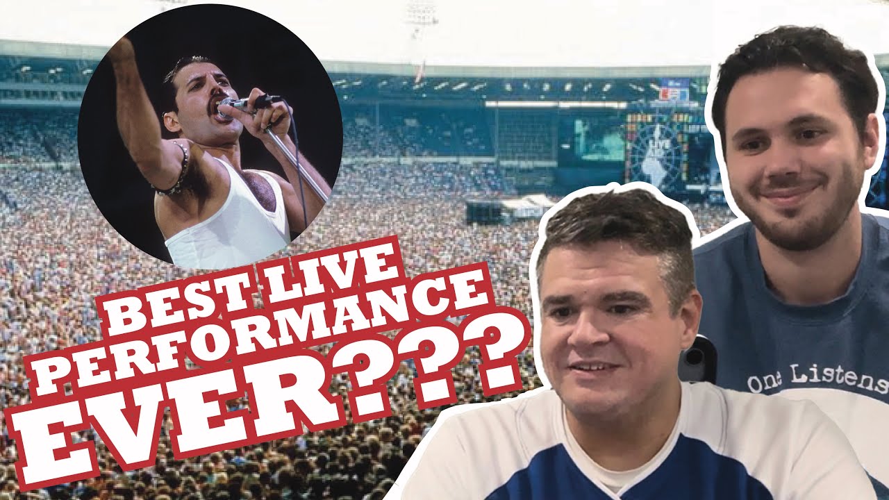 REACTING TO QUEEN “WE ARE THE CHAMPIONS” - Live Aid at Wembley Stadium!! (WE WERE LEFT SPEECHLESS!)