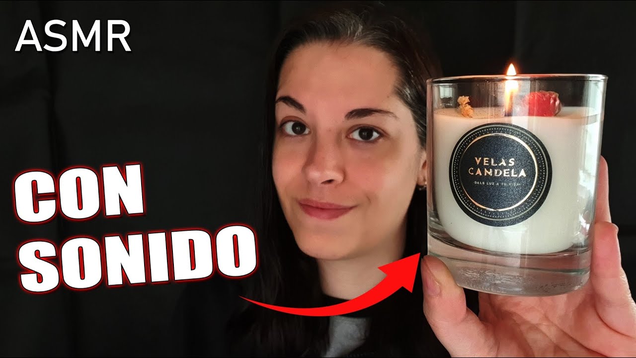 Vela relajante CON SONIDO 🕯️ Velas Candela Unboxing | ASMR Español | Alternative ASMR
