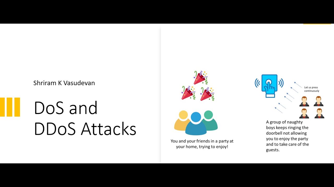 DoS and DDoS Attacks - A Quick Learning - YouTube