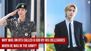 Information The reason BTS's Jin is nicknamed God by his military service friends News