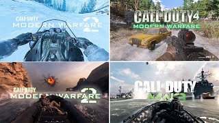 All Vehicle Chase Scenes in Call of Duty Games