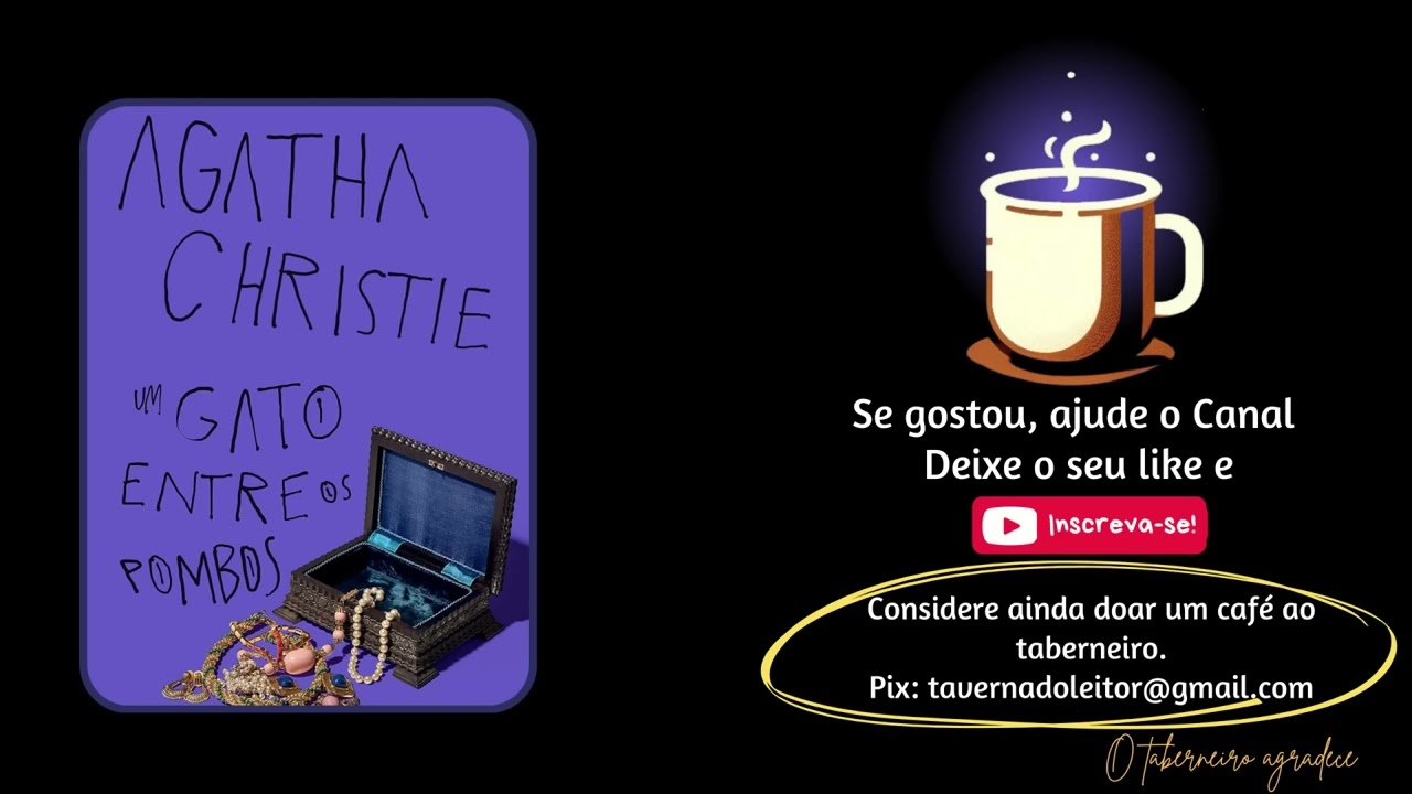 Um gato entre os pombos Agatha Christie 🎧 Audiobook Completo