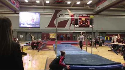 Amy Enright -bars routine vs. UW- Oshkosh