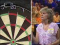 Bullseye  non dart thrower wins with two lucky throws bullys star prize gamble