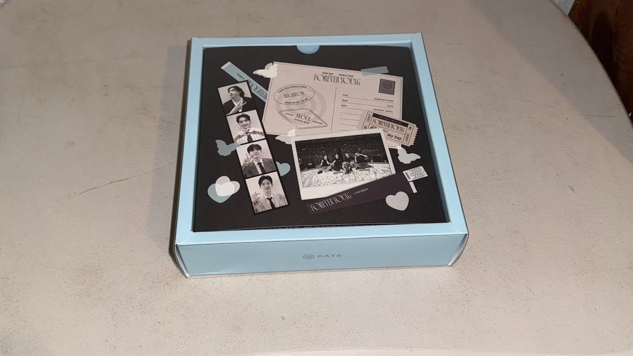 Day6 3rd World Tour Forever Young Blu ray Unboxing + Jyp Pobs