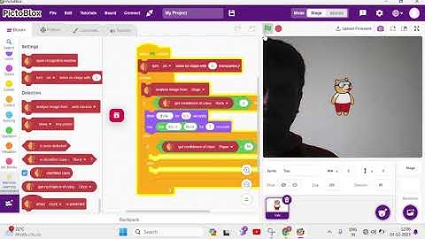 Rock, Paper, Scissors ML Classifier within PictoBlox