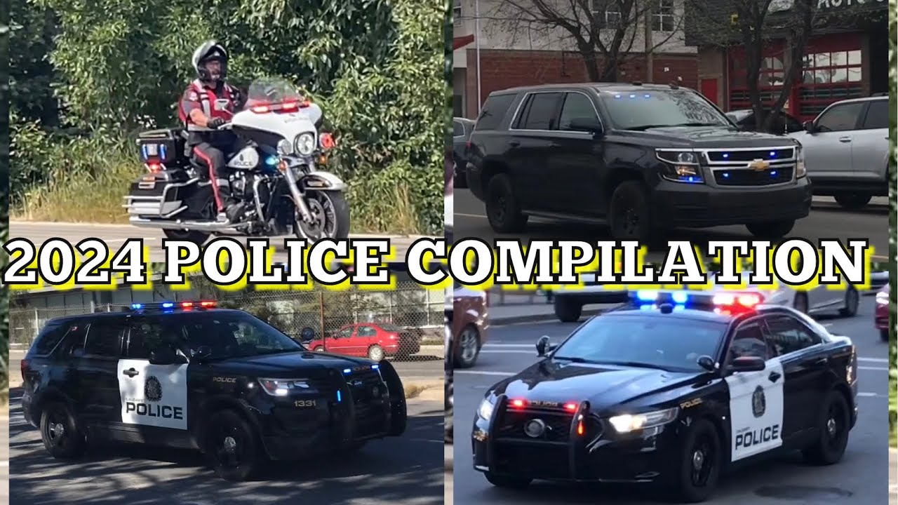 **END OF YEAR COMPILATION** Calgary Police Units Responding To Calls In 2024 | CPS