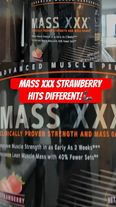 Strawberry Mass XXX – Taste   Gains Approved!🦾#truckinglife