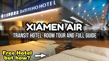 ✈️ NEW XIAMEN AIR TRANSIT HOTEL REVIEW 2025  || All you need to know before flying Xiamen Airlines