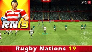 Rugby Nations 19 (by Distinctive Games) - Mobile Game Gameplay Android HQ screenshot 1