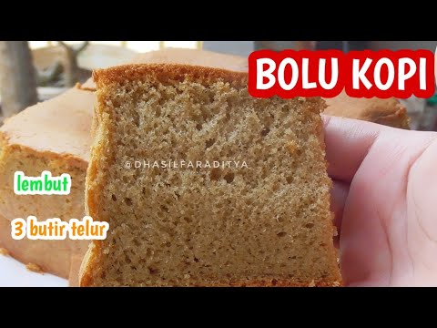 Resep Bolu Kopi Lembut Dengan 3 Telur (Indonesia) - Youtube Resep Bolu Kopi Lembut Dengan 3 Telur (Indonesia) - Youtube