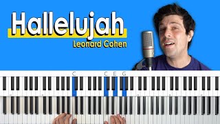 How To Play 'Hallelujah' [Piano Tutorial/Chords for Singing]