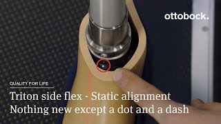 Triton side flex - Static alignment: Nothing new except a dot and a dash | Ottobock