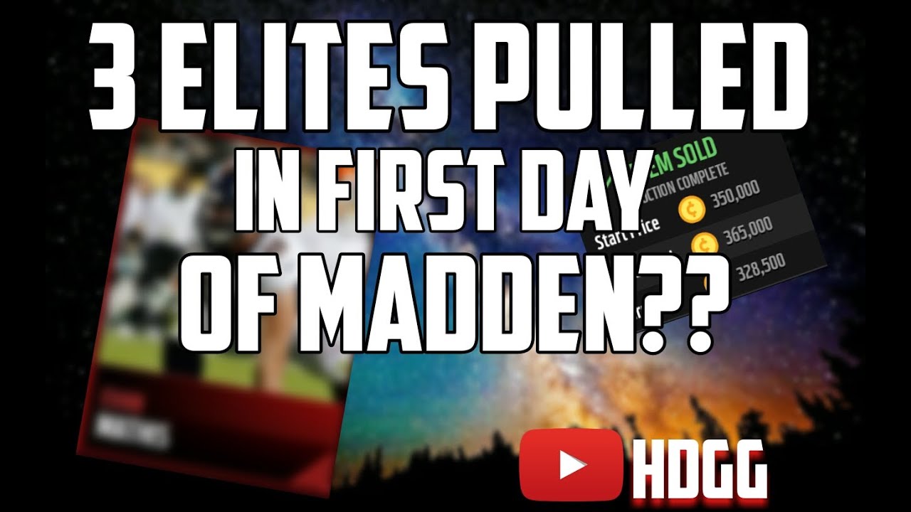 20+ NOW & LATER PACKS + Elite PLAYER PACK + REDZONE PACK! | Madden Mobile 17