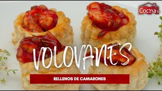 Volovanes rellenos de camarones - CocinaTv producido por Juan Gonzalo Angel Restrepo