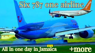 Dream liners Galore 🌞🇯🇲 plane spotting 💥 Montego Bay Jamaica plane spotting