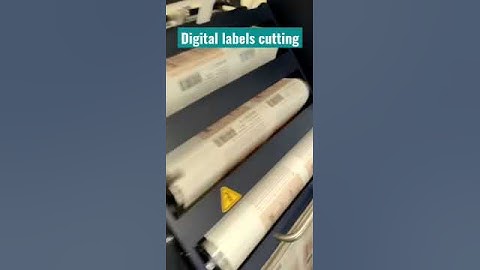 Digital Labels Cutting w/ SCR22PL @DPR-labeling-solutions by @inteldesignbg  Installed by @3labels