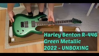 : Harley Benton R-446 Green Metallic, 2022 - UNBOXING