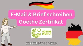 E-Mail & Letter writing in German Language for A1 A2 B1 Goethe Institute exam | Briefe schreiben