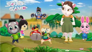 SQUID GAME FUNNY~ 😜🚦Tom Hero, Subway Hero run, Running pet, Tag with Ryan and Tom Time rush screenshot 2