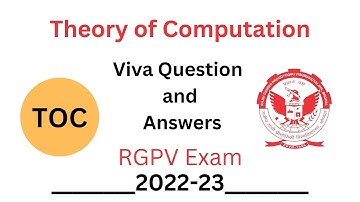 TOC Viva Question and Answers || Theory of Computation Viva question||New Update Dec  2022 ||