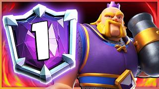 BUFFED ROYAL GIANT DECK rushed to RANK #1 IN THE WORLD! — Clash Royale