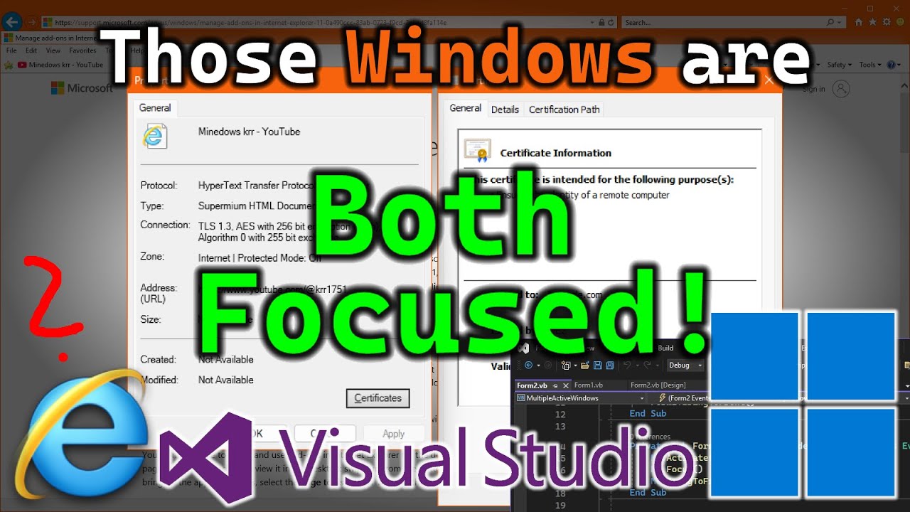 Breaking the Window focusing system on Windows 11 - YouTube