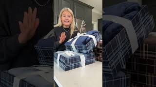 This is the perfect gift! 2 - 60x70 Berkshire blankets with matching gift boxes! #berkshire