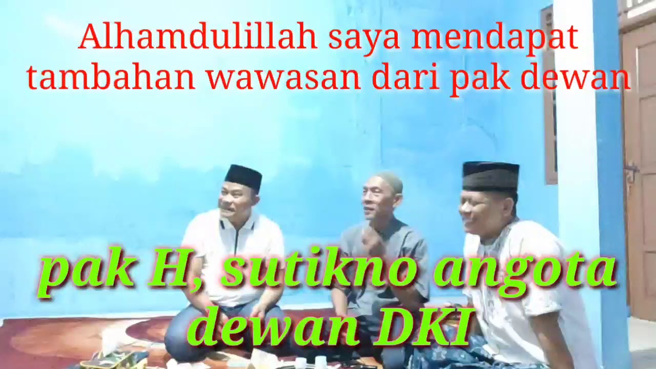 ALHAMDULILAH MENDAPAT TAMBAHAN WAWASAN DARI PAK DEWAN 