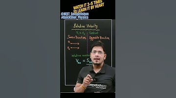 Relative Acceleration & Velocity  | QuickShot Physics | #neetpreparation #ncert #physics #neet2025