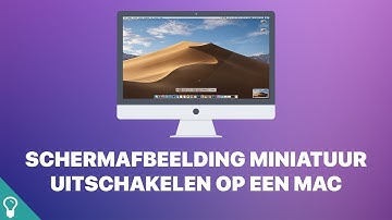 Mini screencast: Miniatuur van schermafbeelding uitschakelen