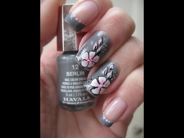 30+ Dusty Pink Rose Nails - the gray details