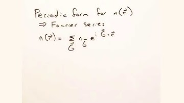 Solid State Physics in a Nutshell: Topic 3-2: Scattering Density