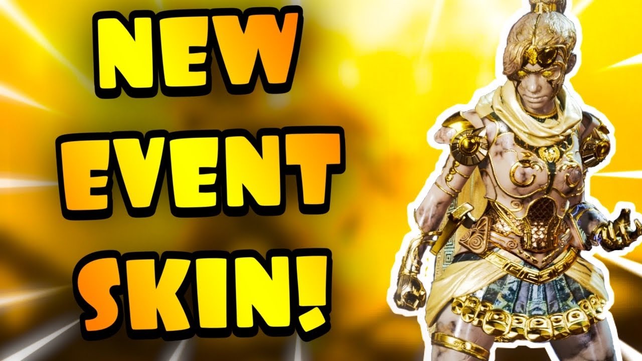 This video shows the new event wraith skin called marble goddess in game. 