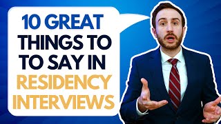 10 "BRILLIANT Things to Say" in a RESIDENCY INTERVIEW for GUARANTEED SUCCESS! (Interview Tips!) screenshot 3