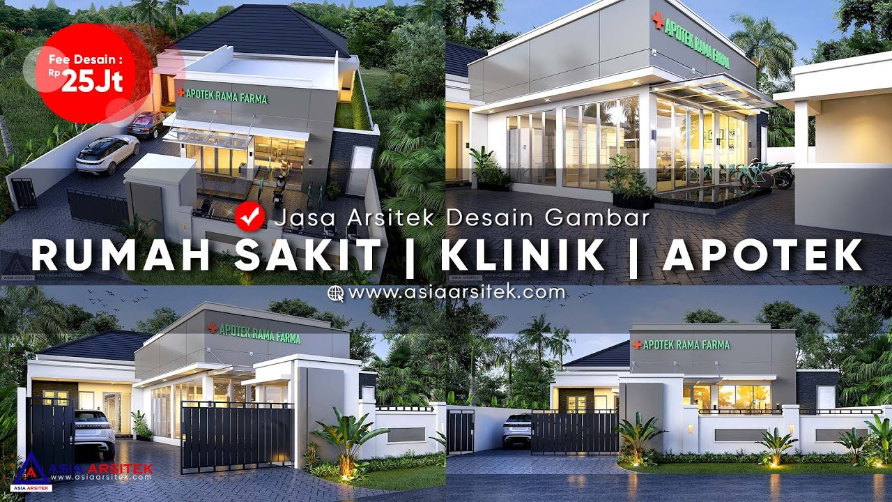 Jasa Arsitek Desain Rumah Sakit Klinik Apotek Pak Gema Cinambo Bandung Youtube