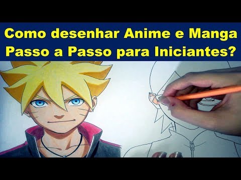 COMO DESENHAR ANIME E MANGA PASSO A PASSO PARA INICIANTES - COMO DESENHAR QUALQUER ANIME 2019