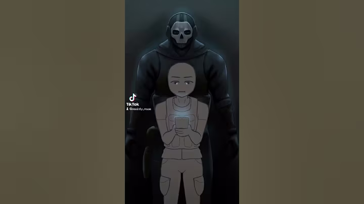 Tiktok Fan Meets Ghost from MW2 #fyp #cod #modernwarfare