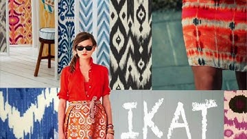 Learn how to create IKAT patterns in Illustrator