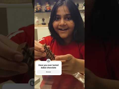 It is dubai chocolate time