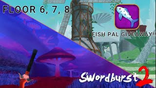 Swordburst 2 Defeating Floor 6, 7, 8 Fish Pal Giveaway